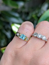 Load image into Gallery viewer, Glowing tourmaline and spinel ring 9ct yellow gold