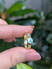 Load image into Gallery viewer, Glowing tourmaline and spinel ring 9ct yellow gold