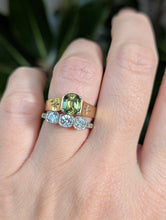 Load image into Gallery viewer, Phenomenal Australian Parti Sapphire in 9ct yellow gold