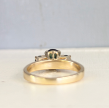 Load image into Gallery viewer, Parti sapphire harlequin trilogy in 9ct yellow gold