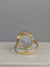 Load image into Gallery viewer, Natural Topaz cocktail ring 9ct c1979 London