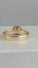 Load image into Gallery viewer, Australian Gippsland Garnet ring 9ct yellow and white gold