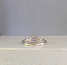 Load image into Gallery viewer, Lilac kunzite ring in sterling silver