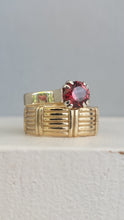Load image into Gallery viewer, Australian Gippsland Garnet ring 9ct yellow and white gold