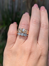 Load image into Gallery viewer, Champagne Harts Ranges zircon in rosey 9ct gold