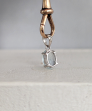 Load image into Gallery viewer, Ocean pool vintage aquamarine pendant 9ct white gold