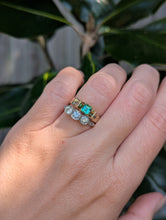 Load image into Gallery viewer, Jungle Green Tourmaline Star ✨ 9ct yellow gold