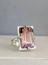 Load image into Gallery viewer, Brilliant vintage Ametrine in sterling silver ring