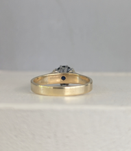 Load image into Gallery viewer, Deep ocean blue Australian sapphire in 9ct claw setting c1980s