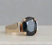 Load image into Gallery viewer, Australian parti sapphire 9ct yellow gold ring