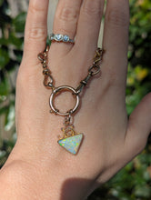 Load image into Gallery viewer, Early Australian Opal pendant by Duggan Shaperre and co c1900.