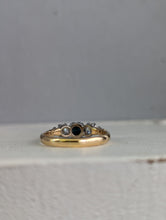 Load image into Gallery viewer, Victorian Australian sapphire and diamond ring 18ct