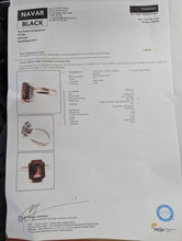 Load image into Gallery viewer, Vibrant vintage Italian Pink tourmaline 18ct white gold.