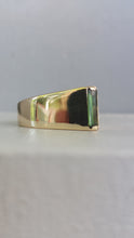Load image into Gallery viewer, Tourmaline c1970s 9ct yellow gold ring