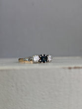 Load image into Gallery viewer, Victorian Australian sapphire and diamond ring 18ct