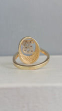 Load image into Gallery viewer, 'B' Diamond initial signet 14ct