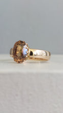 Load image into Gallery viewer, Antique Zircon ring 9ct gold