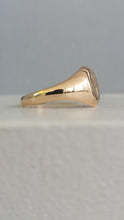 Load image into Gallery viewer, The Shamrock ☘️ signet 15ct yellow gold ring