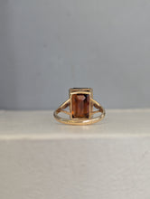 Load image into Gallery viewer, Vivid natural zircon in 9ct yellow gold vintage ring