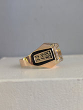 Load image into Gallery viewer, Vintage mid century Golden topaz ring 14ct polish made.