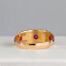 Load image into Gallery viewer, Early Australian Aronson & Co diamond and ruby band 15ct