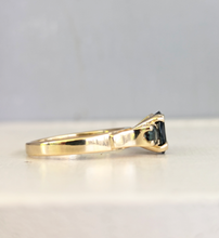 Load image into Gallery viewer, Parti sapphire harlequin trilogy in 9ct yellow gold