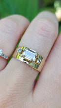 Load image into Gallery viewer, Harts Range zircon in vintage 9ct yellow gold