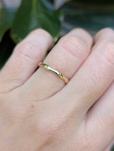 Load image into Gallery viewer, Dainty Bamboo 9ct band