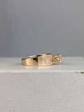 Load image into Gallery viewer, Champagne Harts Ranges zircon in rosey 9ct gold