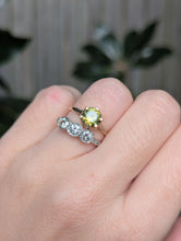 Load image into Gallery viewer, Elegant Art deco Australian parti sapphire ring in 15ct yellow gold c1930s