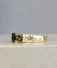 Load image into Gallery viewer, Jungle Green Tourmaline Star ✨ 9ct yellow gold