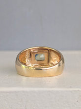 Load image into Gallery viewer, Wide Australian parti sapphire band 9ct yellow gold
