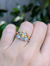 Load image into Gallery viewer, Warm honey zircon in 14k yellow gold ring