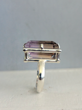 Load image into Gallery viewer, Brilliant vintage Ametrine in sterling silver ring