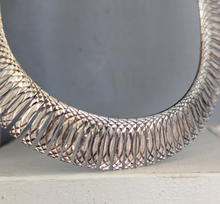 Load image into Gallery viewer, Vintage Italian sterling silver fringe necklace