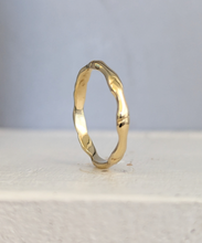 Load image into Gallery viewer, Dainty Bamboo 9ct band