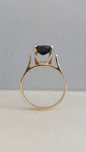 Load image into Gallery viewer, Australian parti sapphire 9ct yellow gold ring