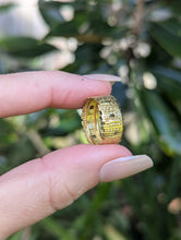 Load image into Gallery viewer, Authentic Andrew Grima 'Sticks & Stones' ring 18ct yellow gold c1976