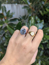 Load image into Gallery viewer, Smokey Quartz Armorial Intaglio Ring 9ct