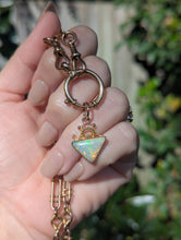 Load image into Gallery viewer, Early Australian Opal pendant by Duggan Shaperre and co c1900.