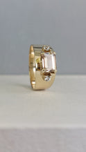 Load image into Gallery viewer, Harts Range zircon in vintage 9ct yellow gold