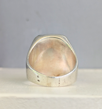 Load image into Gallery viewer, Large vintage German bloodstone signet in silver