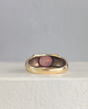 Load image into Gallery viewer, Calypso pink bi-colour tourmaline in vintage yellow gold 9ct