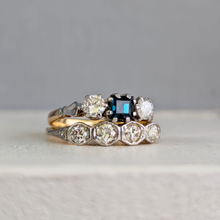Load image into Gallery viewer, Victorian Australian sapphire and diamond ring 18ct