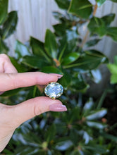 Load image into Gallery viewer, Natural Topaz cocktail ring 9ct c1979 London