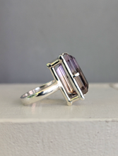 Load image into Gallery viewer, Brilliant vintage Ametrine in sterling silver ring