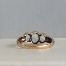Load image into Gallery viewer, Serene Aquamarine pools in 9ct yellow gold