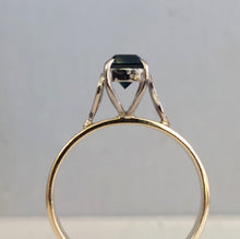 Load image into Gallery viewer, Australian Parti Sapphire 9ct gold ring