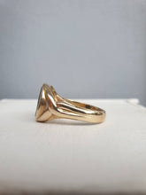 Load image into Gallery viewer, Vintage Bloodstone Signet ring 9ct
