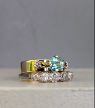 Load image into Gallery viewer, Glowing tourmaline and spinel ring 9ct yellow gold

